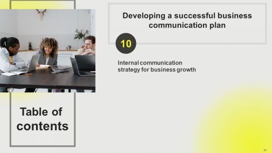 Developing A Successful Business Communication Plan Ppt PowerPoint Presentation Complete Deck With Slides