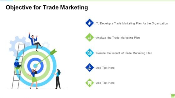 Developing And Controlling B2b Marketing Plan Objective For Trade Marketing Diagrams PDF