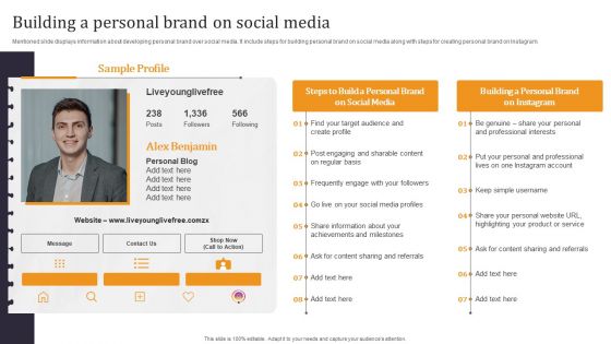 Developing Appealing Persona Building A Personal Brand On Social Media Elements PDF Developing Appealing Persona Building A Personal Brand On Social Media Elements PDF
