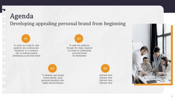 Developing Appealing Personal Brand From Beginning Ppt PowerPoint Presentation Complete Deck With Slides