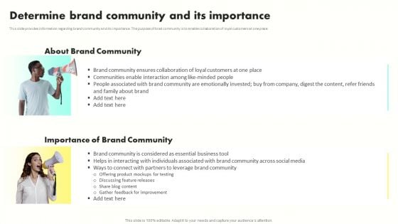 Developing Brand Awareness To Gain Customer Attention Determine Brand Community And Its Importance Guidelines PDF Developing Brand Awareness To Gain Customer Attention Determine Brand Community And Its Importance Guidelines PDF