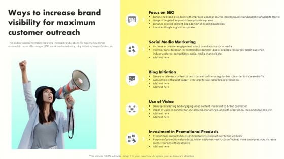 Developing Brand Awareness To Gain Customer Attention Ways To Increase Brand Visibility Download PDF