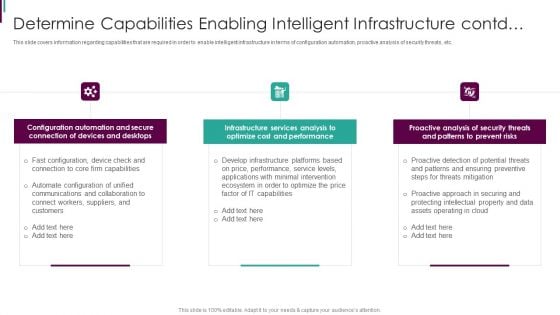 Developing Business Analytics Framework Determine Capabilities Infrastructure Contd Portrait PDF