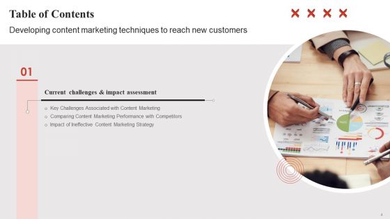 Developing Content Marketing Techniques To Reach New Customers Ppt PowerPoint Presentation Complete Deck With Slides