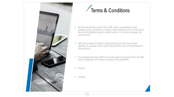 Developing Content Strategy Terms And Conditions Ppt Model Tips PDF