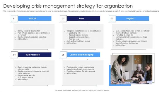 Developing Crisis Management Strategy For Organization Rules PDF