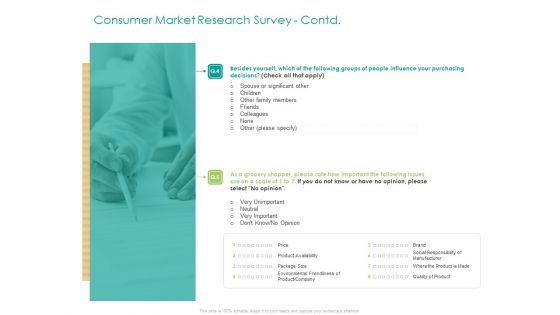 Developing Customer Service Strategy Consumer Market Research Survey Contd Opinion Microsoft PDF