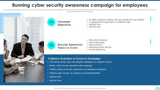 Developing Cyber Security Threat Awareness Staff Training Program Ppt PowerPoint Presentation Complete Deck With Slides Slide46