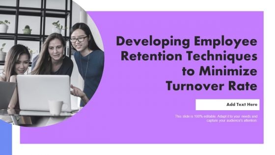 Developing Employee Retention Techniques Structure PDF