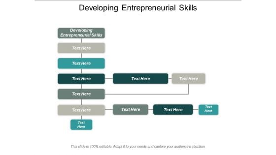 Developing Entrepreneurial Skills Ppt PowerPoint Presentation Infographic Template Designs Download