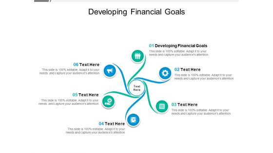 Developing Financial Goals Ppt PowerPoint Presentation Portfolio Inspiration Cpb