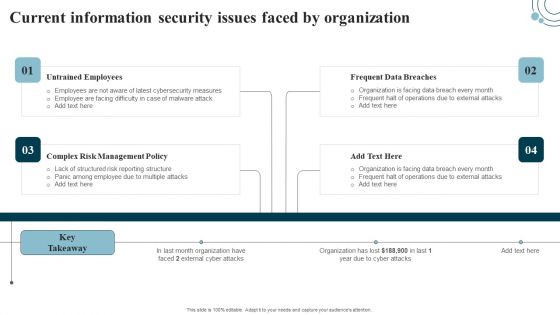 Developing IT Security Strategy Current Information Security Issues Faced By Organization Pictures PDF