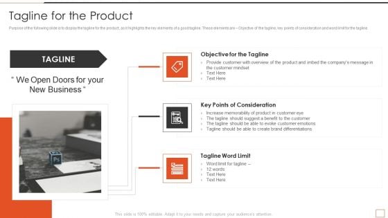 Developing New Product Messaging Canvas Determining Its USP Tagline For The Product Template PDF