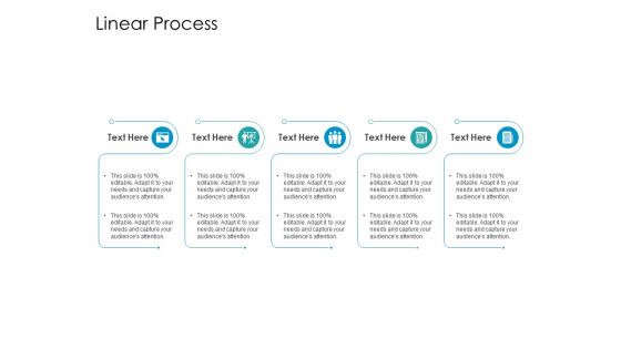 Developing New Sales And Marketing Strategic Approach Linear Process Summary