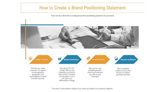 Developing New Trade Name Idea How To Create A Brand Positioning Statement Ppt Styles Show PDF