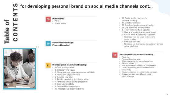 Developing Personal Brand On Social Media Channels Ppt PowerPoint Presentation Complete Deck With Slides Slide04