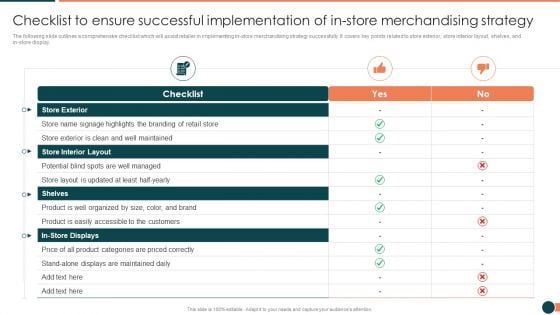 Developing Retail Marketing Strategies To Increase Revenue Checklist To Ensure Successful Graphics PDF