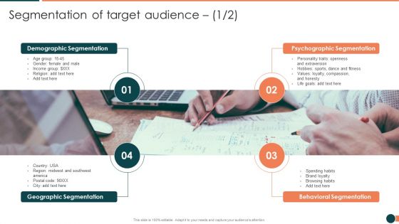 Developing Retail Marketing Strategies To Increase Revenue Segmentation Of Target Audience Download PDF
