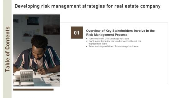 Developing Risk Management Strategies For Real Estate Company Introduction PDF Developing Risk Management Strategies For Real Estate Company Introduction PDF