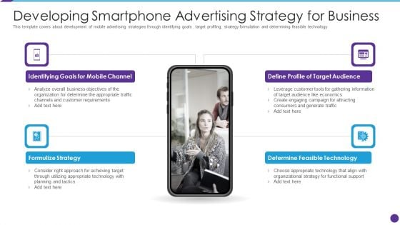 Developing Smartphone Advertising Strategy For Business Information PDF