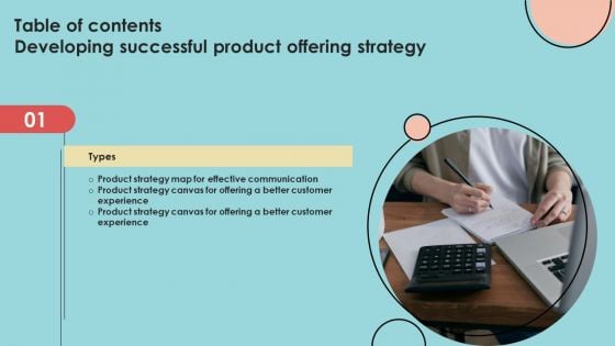 Developing Successful Product Offering Strategy Table Of Content Introduction PDF