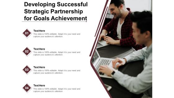 Developing Successful Strategic Partnership For Goals Achievement Ppt PowerPoint Presentation File Model PDF