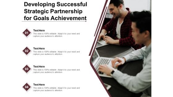 Developing Successful Strategic Partnership For Goals Achievement Ppt PowerPoint Presentation File Model PDF