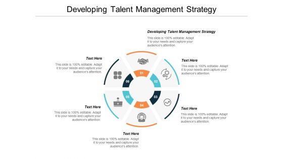 Developing Talent Management Strategy Ppt PowerPoint Presentation Show Designs Download Cpb