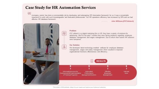 Development And Implementation Case Study For HR Automation Services Professional PDF