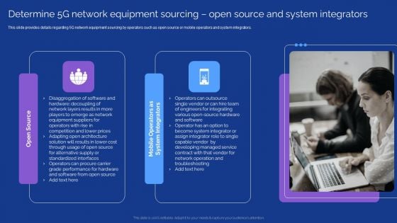 Development Guide For 5G World Determine 5G Network Equipment Sourcing Open Source And System Integrators Download PDF