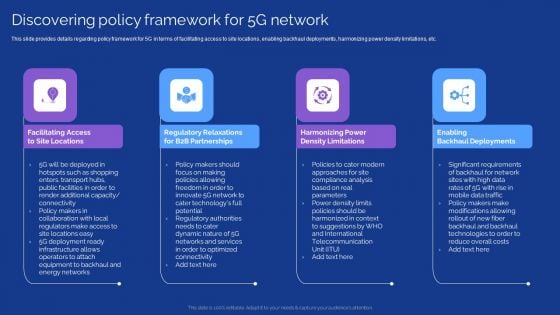 Development Guide For 5G World Discovering Policy Framework For 5G Network Clipart PDF Development Guide For 5G World Discovering Policy Framework For 5G Network Clipart PDF