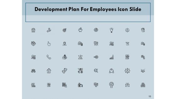 Development Plan For Employees Ppt PowerPoint Presentation Complete Deck With Slides