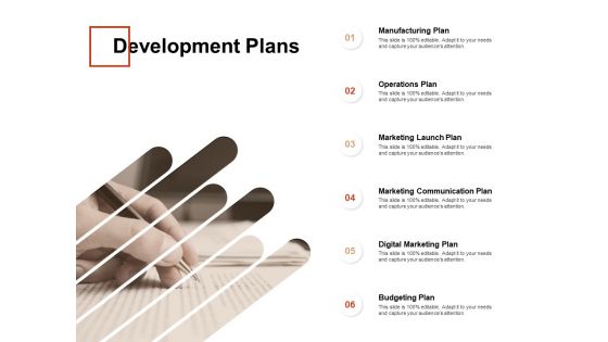 Development Plans Marketing Ppt PowerPoint Presentation Layouts Inspiration