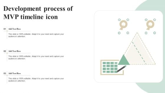 Development Process Of MVP Timeline Icon Information PDF