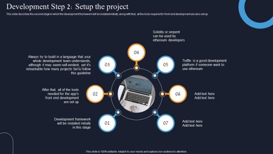 Development Step 2 Setup The Project Decentralization App Development Diagrams PDF