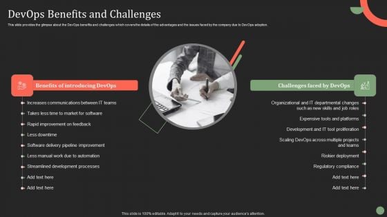 Devops Benefits And Challenges Ppt PowerPoint Presentation Diagram Lists PDF Devops Benefits And Challenges Ppt PowerPoint Presentation Diagram Lists PDF