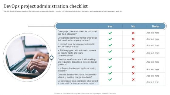 Devops Project Administration Checklist Pictures PDF Devops Project Administration Checklist Pictures PDF