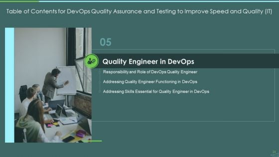 Devops Quality Assurance And Testing To Improve Speed And Quality IT Ppt PowerPoint Presentation Complete Deck With Slides