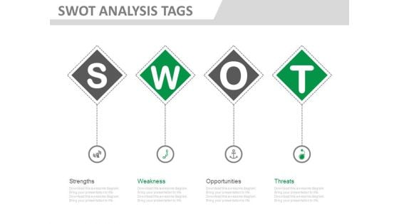 Diagram For Swot Analysis Definition Powerpoint Template