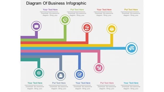 Diagram Of Business Infographic Powerpoint Template