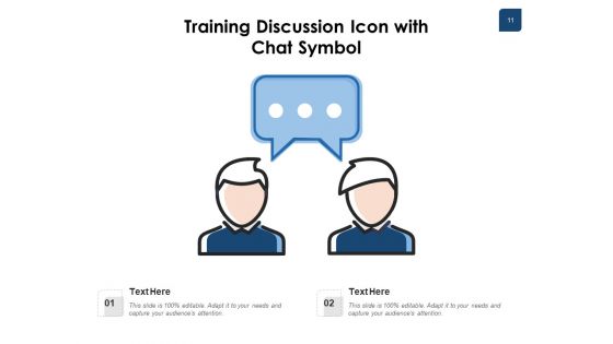 Dialogue Icon Employee Executives Icon Ppt PowerPoint Presentation Complete Deck