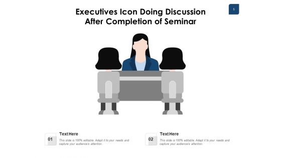 Dialogue Icon Employee Executives Icon Ppt PowerPoint Presentation Complete Deck