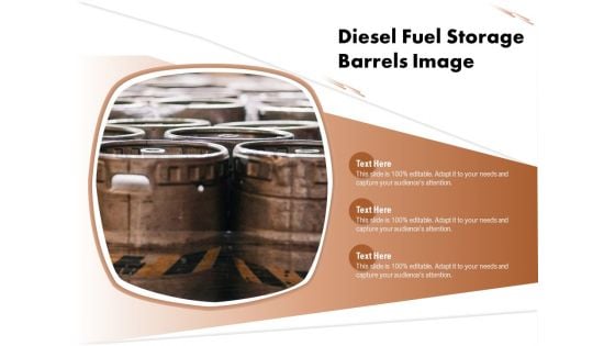 Diesel Fuel Storage Barrels Image Ppt PowerPoint Presentation File Example File PDF