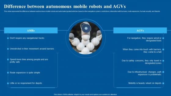 Difference Between Autonomous Mobile Robots And Agvs Brochure PDF