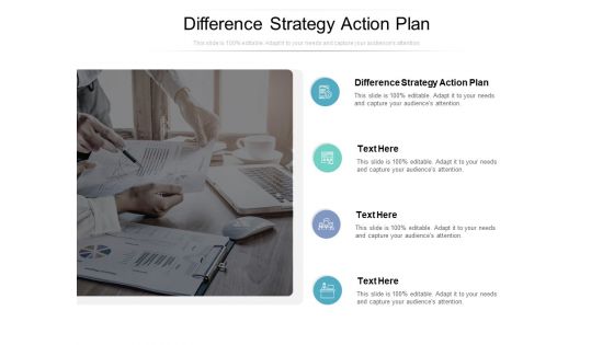 Difference Strategy Action Plan Ppt PowerPoint Presentation Background Cpb