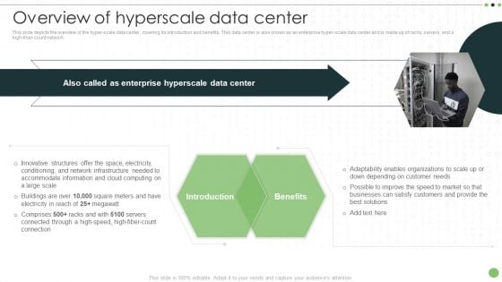 Different Categories Of Data Centers Overview Of Hyperscale Data Center Guidelines PDF
