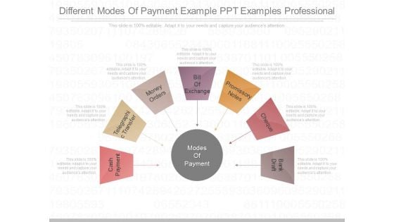 Different Modes Of Payment Example Ppt Examples Professional