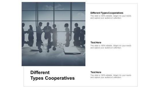 Different Types Cooperatives Ppt PowerPoint Presentation Styles Skills Cpb Pdf