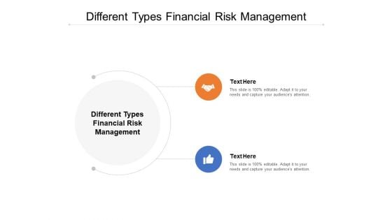 Different Types Financial Risk Management Ppt PowerPoint Presentation Show Gridlines Cpb