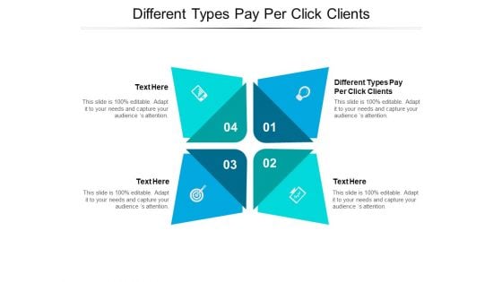 Different Types Pay Per Click Clients Ppt PowerPoint Presentation Gallery Elements Cpb Pdf